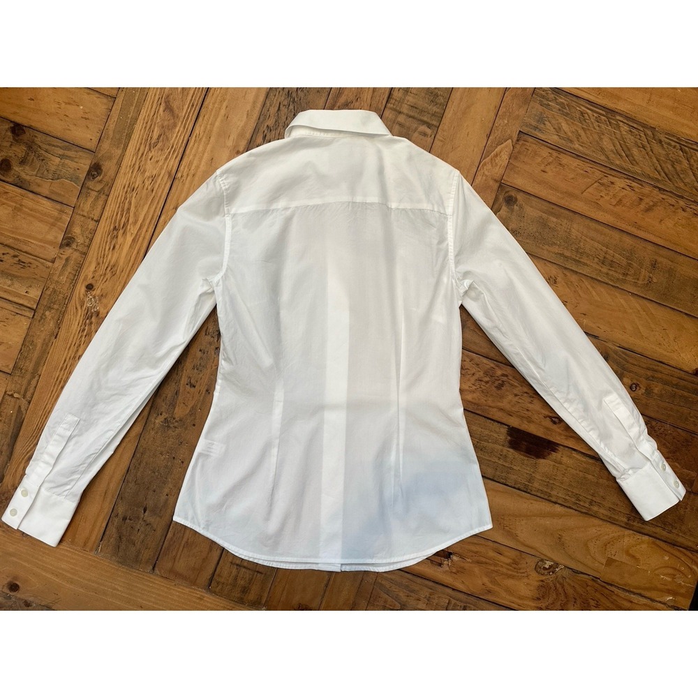 Pink Thomas Pink London Sz: US 2 White Button Down Long Sleeve Shirt - Picture 2 of 7